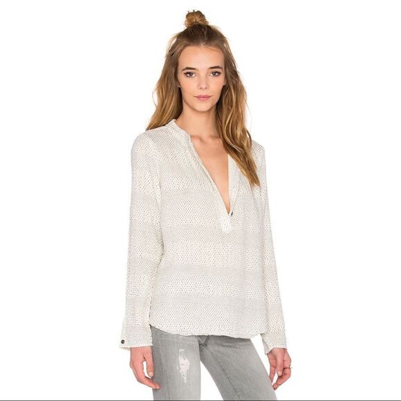 Current Elliott Women's AnnaBelle Popover Blouse - Picture 10 of 12